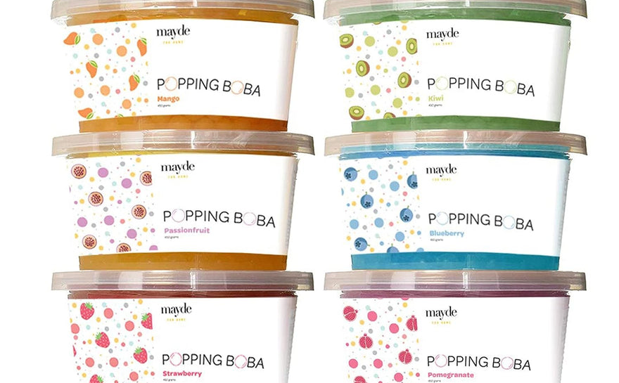 Experience a Burst of Flavor with Popping Boba!
