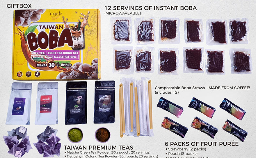 Discover the Ultimate Boba Tea Experience with the Mayde Boba Bubble Tea Kit