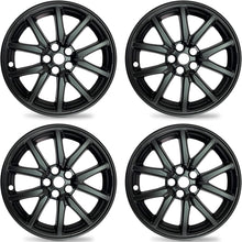Tesla Model 3 (2020-2023) 18-Inch Hub Caps - Matte  Black - (Set of 4)
