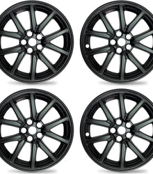 Tesla Model 3 (2020-2023) 18-Inch Hub Caps - Matte  Black - (Set of 4)