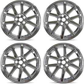 Tesla Model 3 (2020-2023) 18-Inch Hub Caps - Chrome (Set of 4)