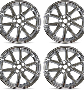 Tesla Model 3 (2020-2023) 18-Inch Hub Caps - Chrome (Set of 4)