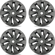 Tesla Model 3 (2020-2023) 18-inch Gunmetal Gray Hub Caps (Set of 4) - Aero Cover replacement