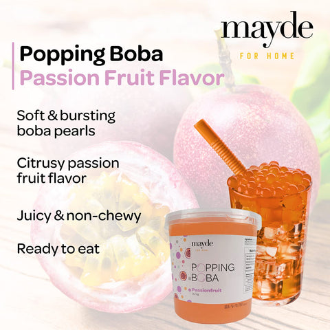 Bubble Tea - Fruit Flavored Popping Boba