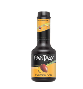Mayde Fantasy Fruit Purée, Natural Smoothie Fruit Puree & Milk Tea Syrup, Mango, 600 grams