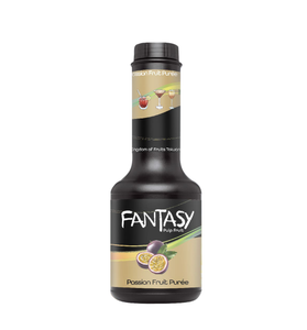 Mayde Fantasy Fruit Purée, Natural Smoothie Fruit Puree & Milk Tea Syrup, Passion Fruit, 600 grams