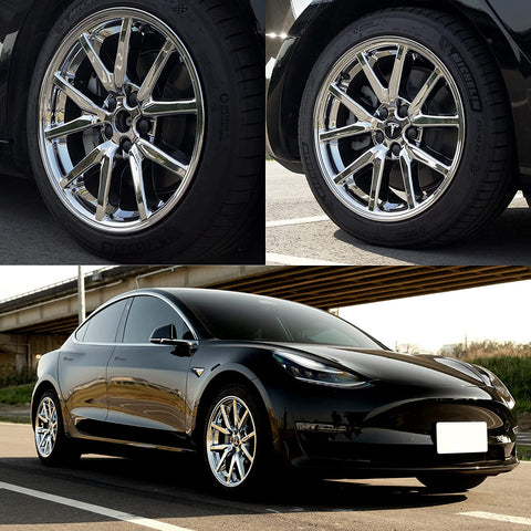 4PCS Aluminum Alloy Valve Stem Cap For Tesla Model Y X S 3