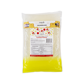 Mayde Crystal Boba for Bubble Tea Drinks Milk Tea Shaved Ice Topping, Agar Boba, Lychee Flavor - 2.2 lbs